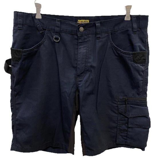 Blaklader Other - Blaklader Workwear Ripstop Navy Blue Work Shorts Men's 36 Pockets Hammer Loop
